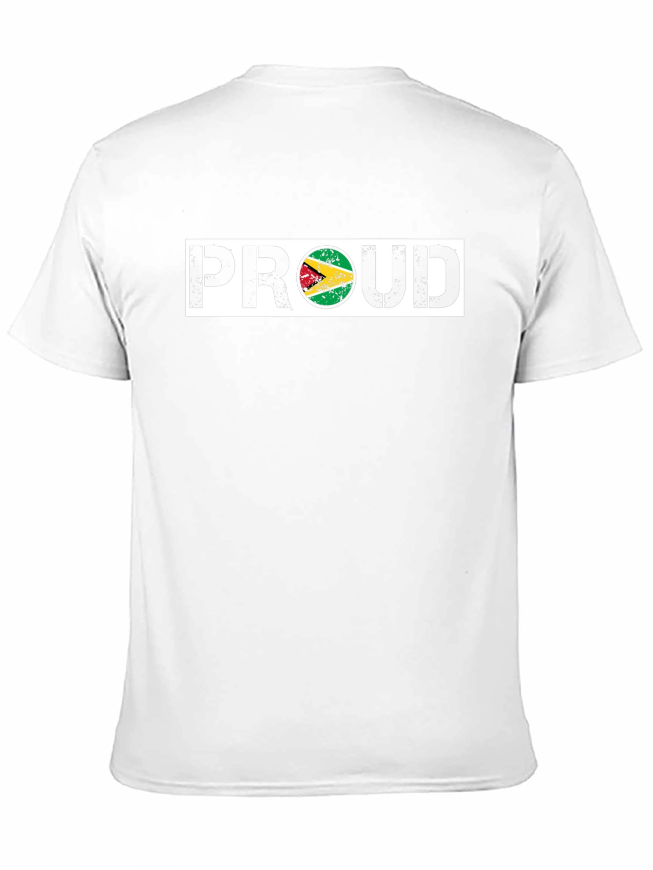Proud Guyana Flag T-Shirt - Black