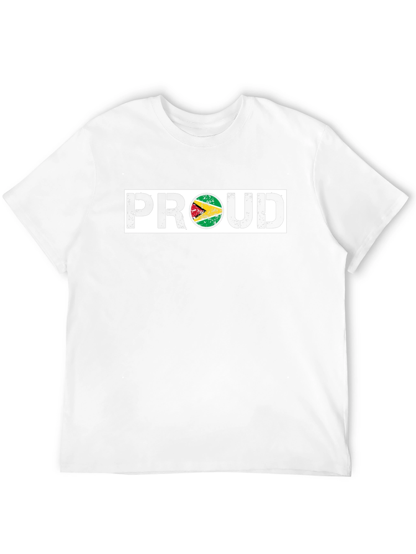 Proud Guyana Flag T-Shirt - Black