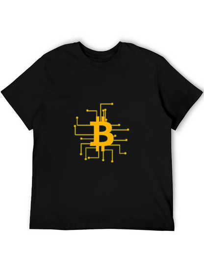 Bitcoin Circuit Board T-Shirt - Crypto Design