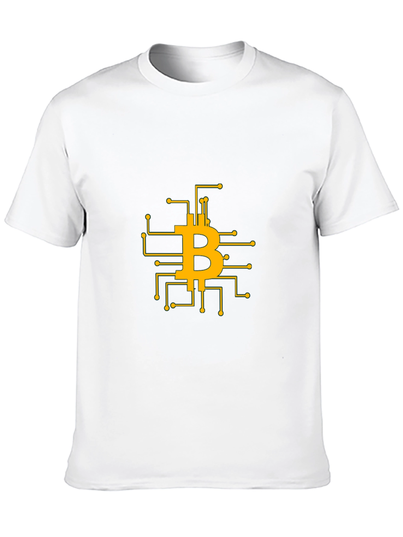Bitcoin Circuit Board T-Shirt - Crypto Design