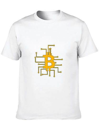 Bitcoin Circuit Board T-Shirt - Crypto Design