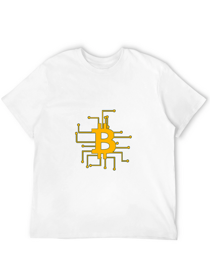 Bitcoin Circuit Board T-Shirt - Crypto Design