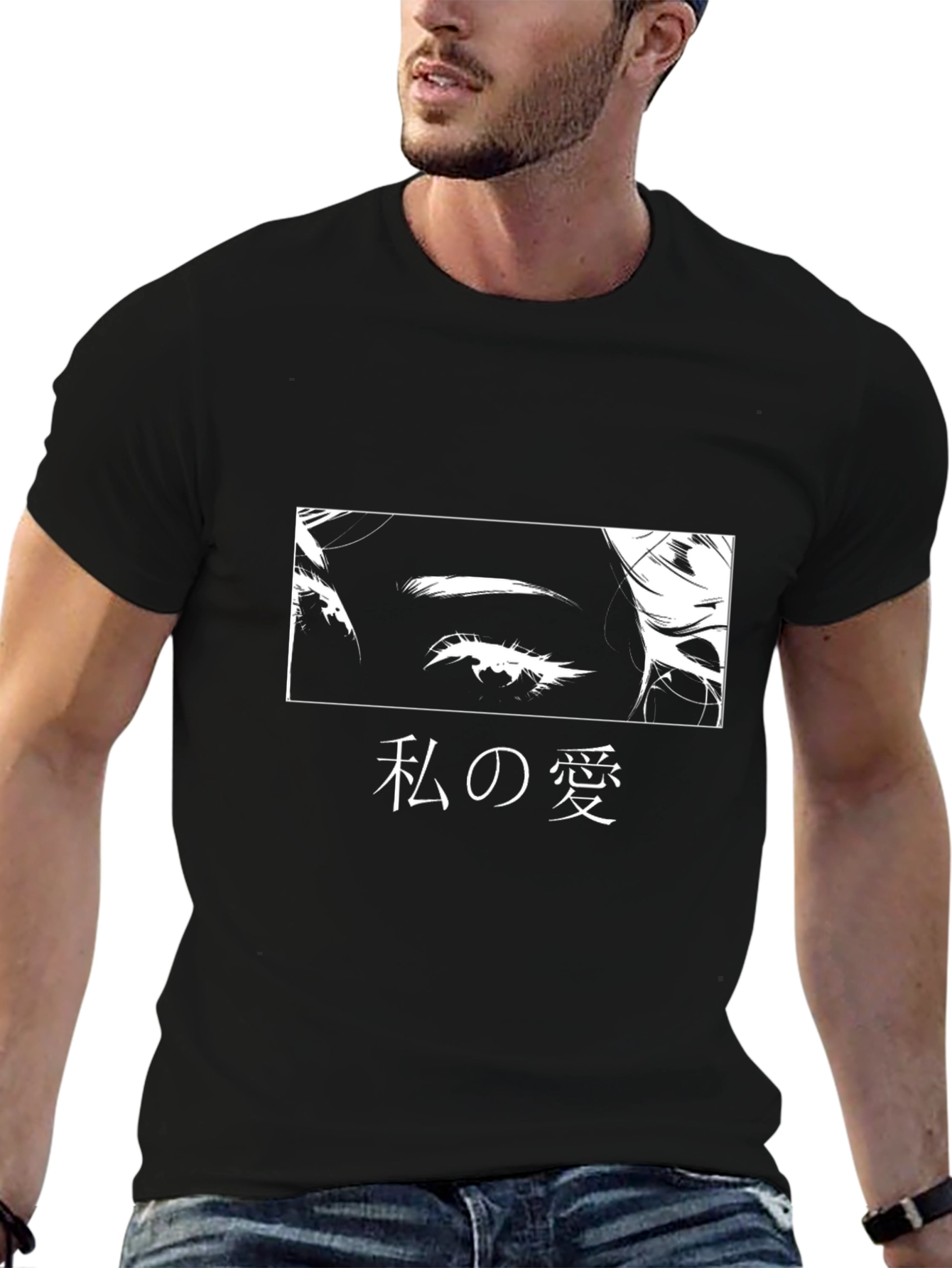 Anime Eye T-Shirt - Japanese Aesthetic Tee