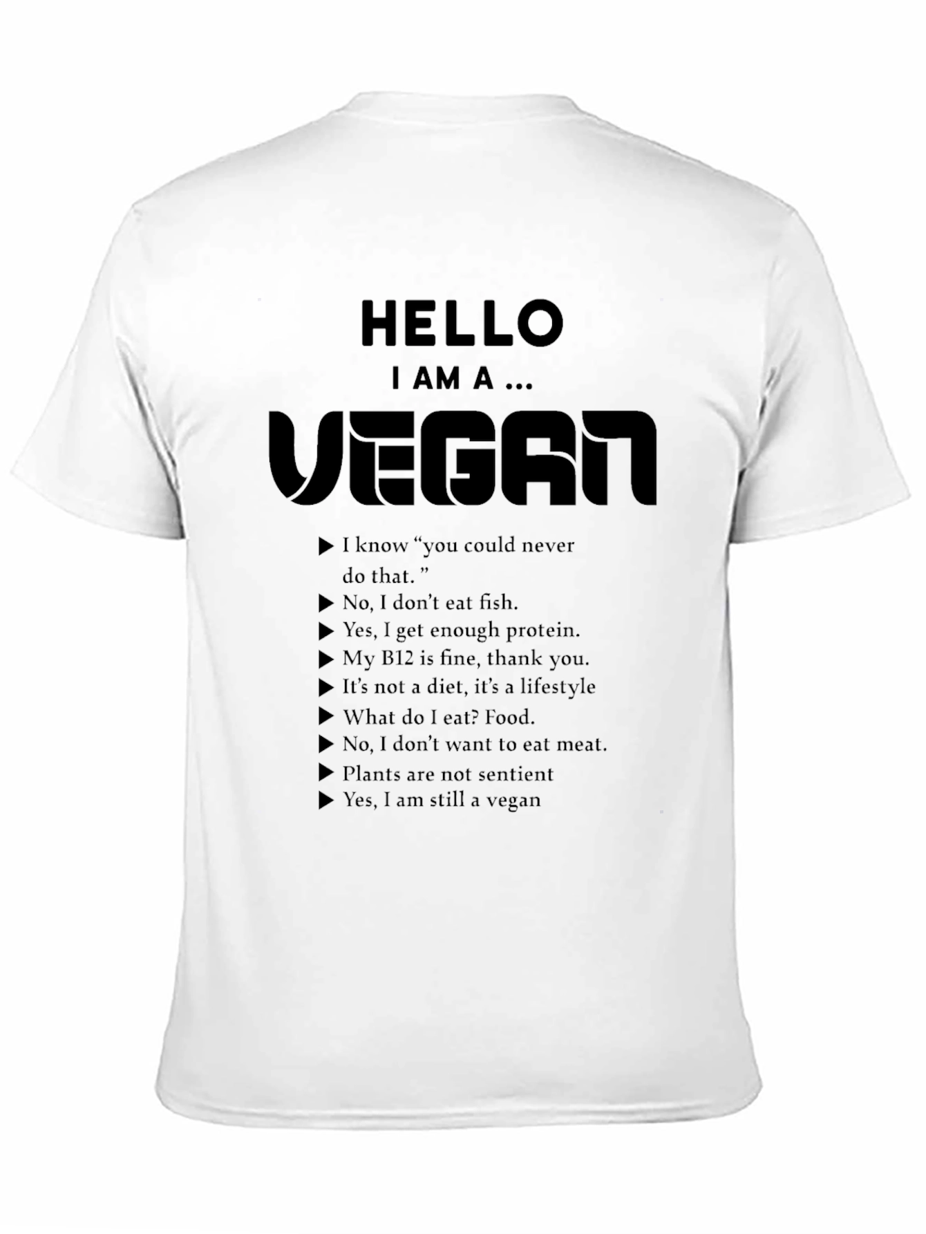 Hello I am Vegan T-shirt