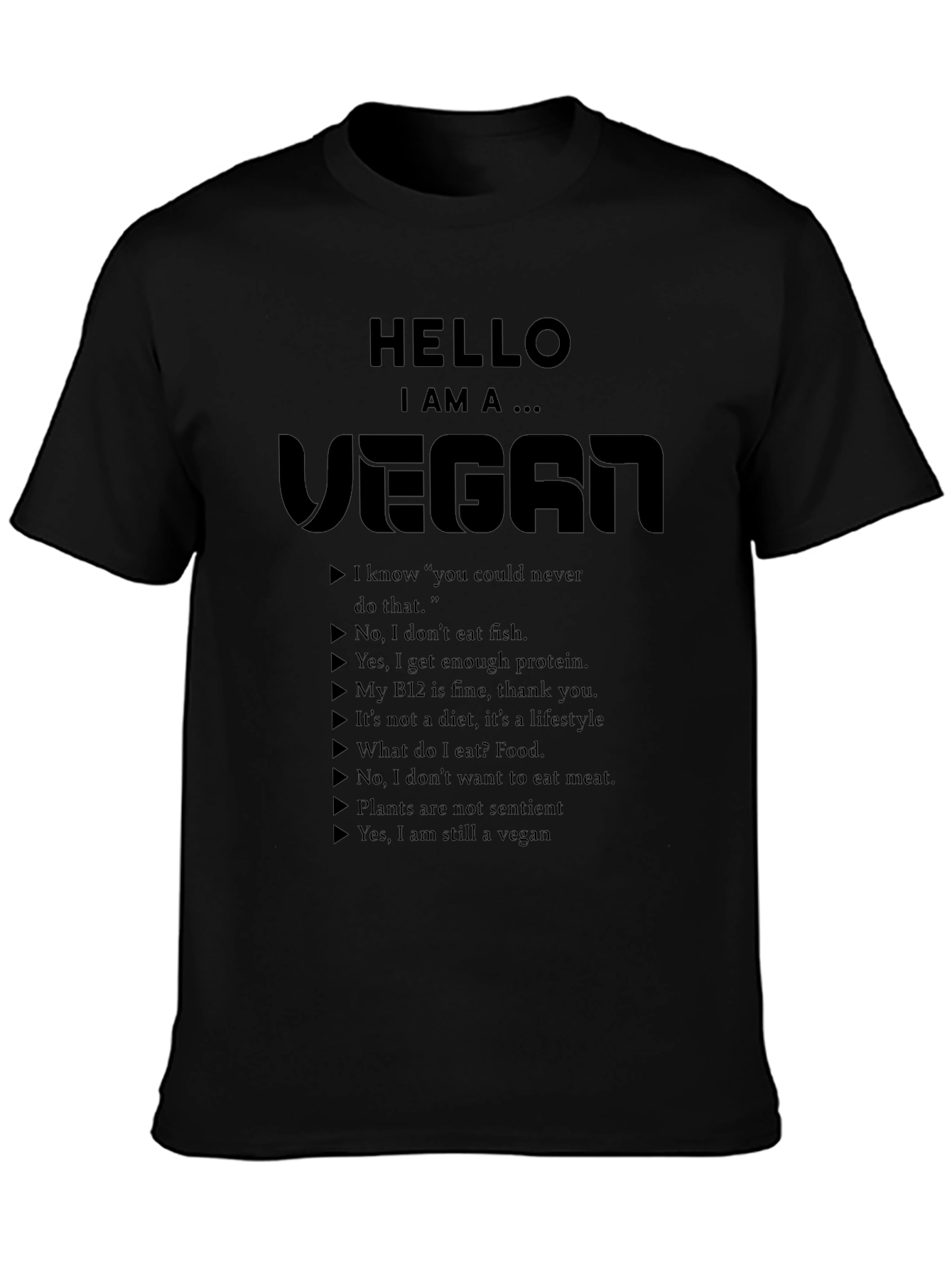 Hello I am Vegan T-shirt
