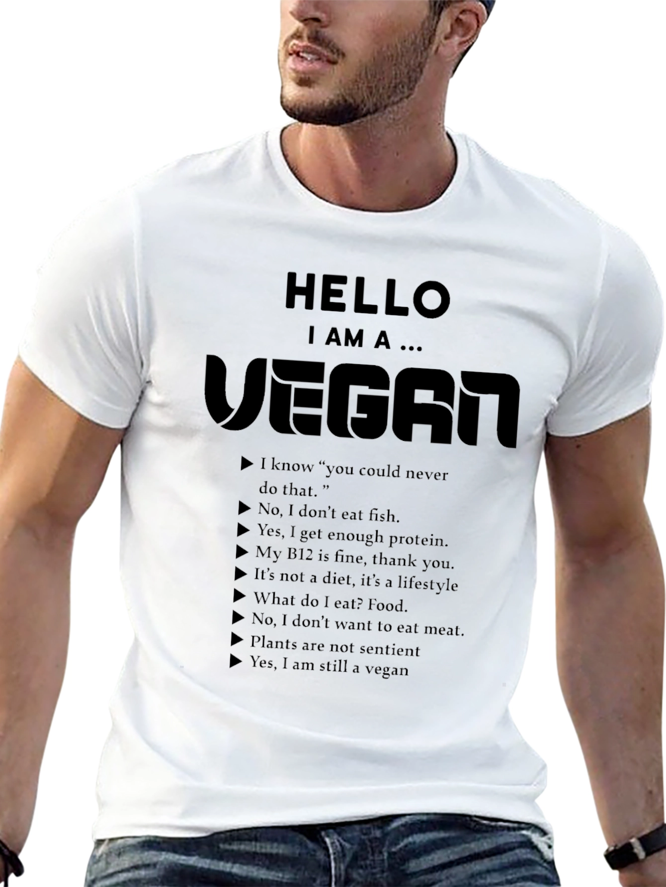 Hello I am Vegan T-shirt