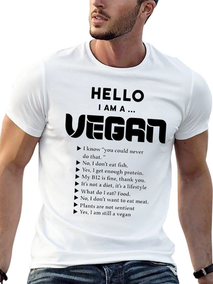 Hello I am Vegan T-shirt