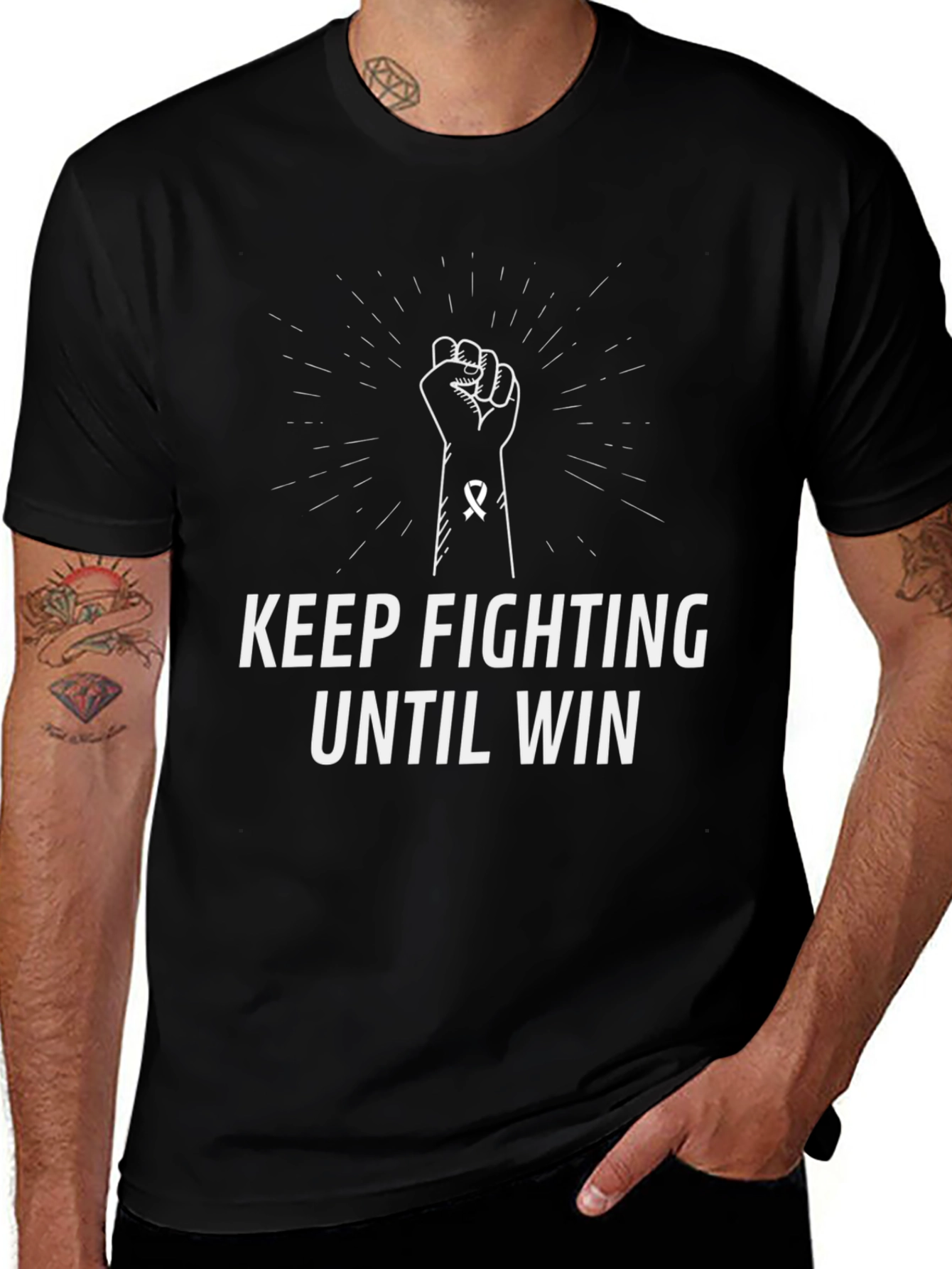 Keep Fighting Until Win T-Shirt