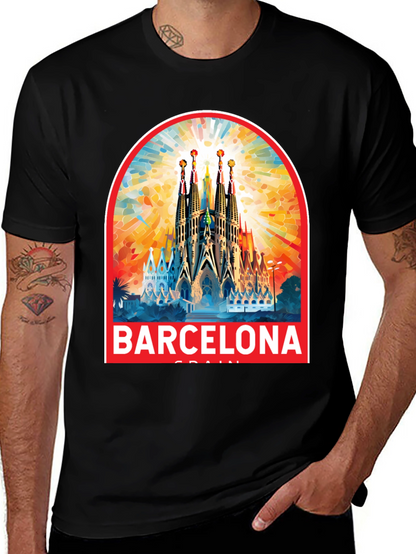 Barcelona Spain T-Shirt Souvenir Graphic Tee