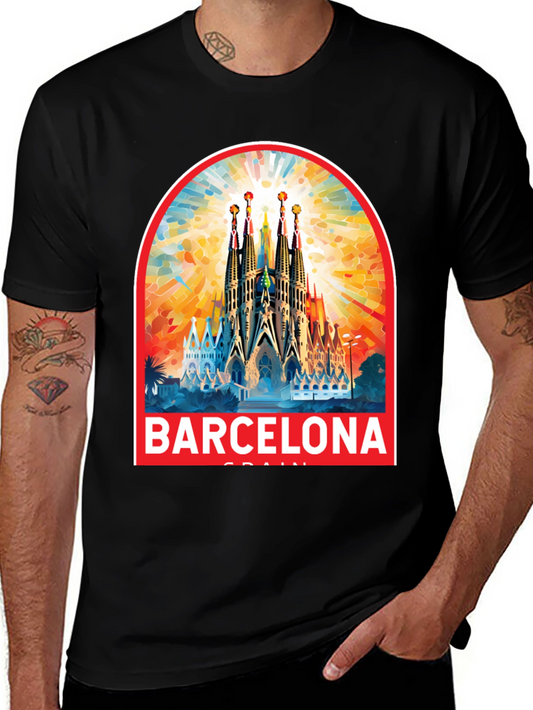 Barcelona Spain T-Shirt Souvenir Graphic Tee