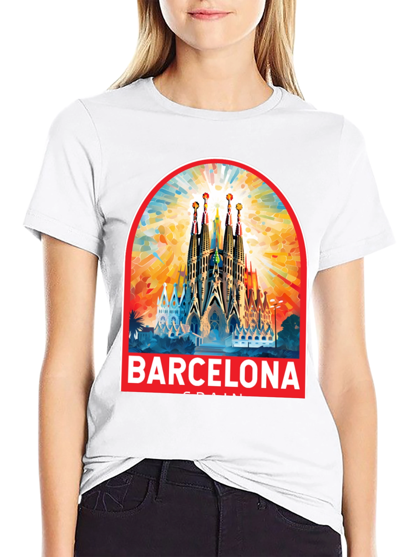 Barcelona Spain T-Shirt Souvenir Graphic Tee