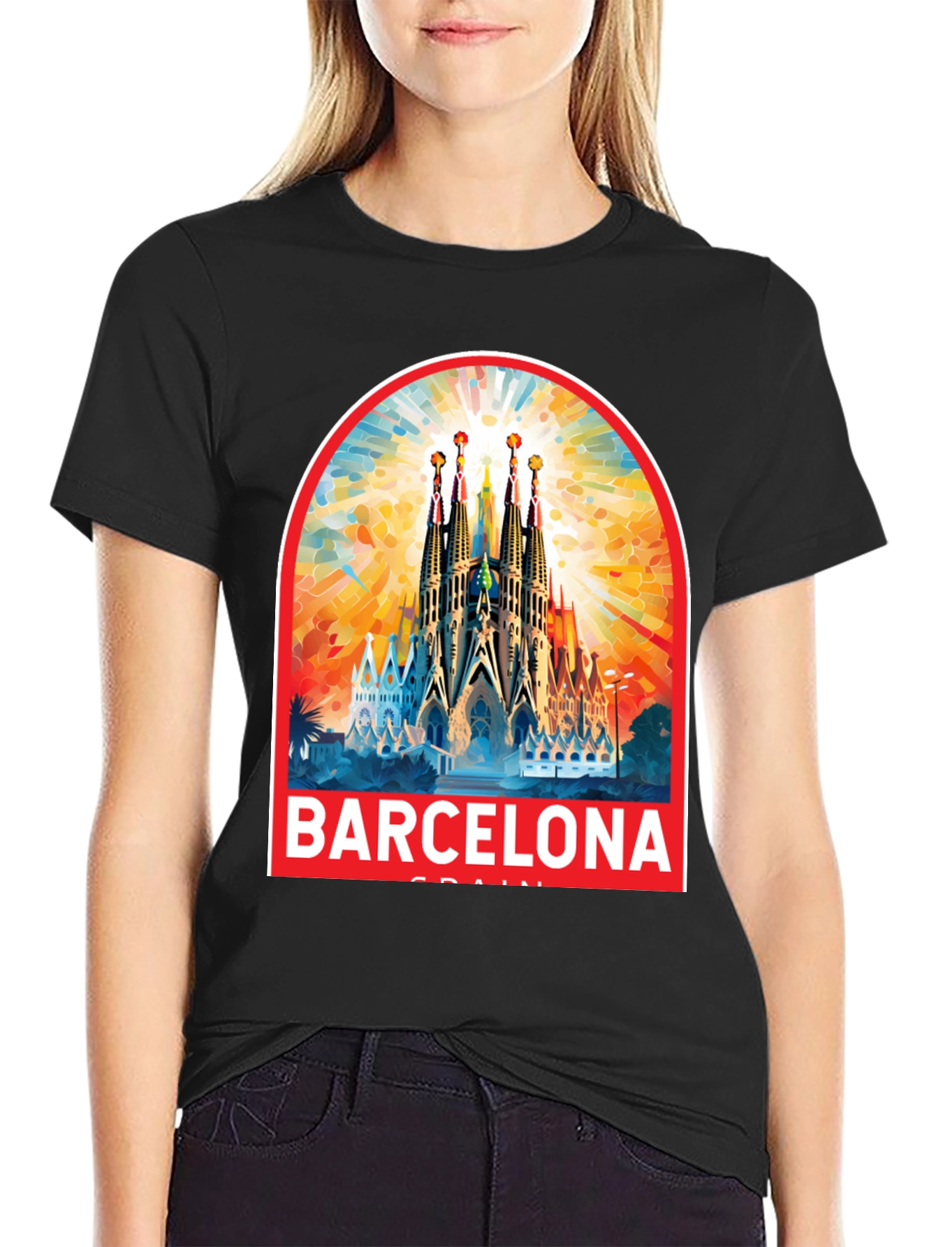 Barcelona Spain T-Shirt Souvenir Graphic Tee