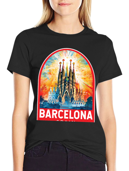 Barcelona Spain T-Shirt Souvenir Graphic Tee