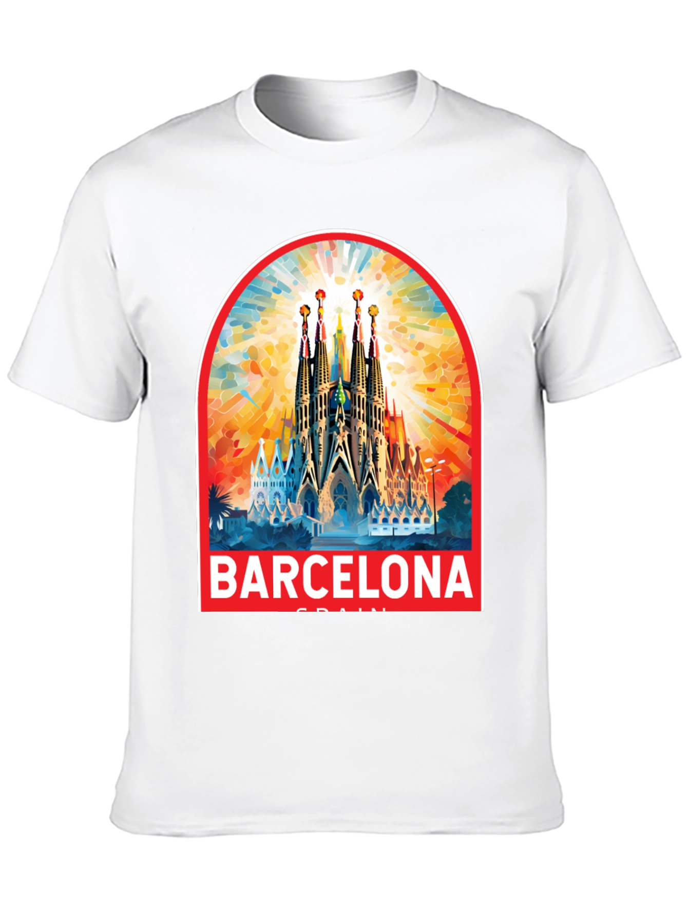 Barcelona Spain T-Shirt Souvenir Graphic Tee
