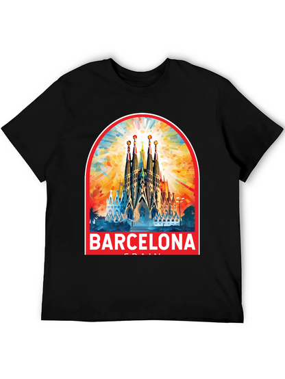 Barcelona Spain T-Shirt Souvenir Graphic Tee
