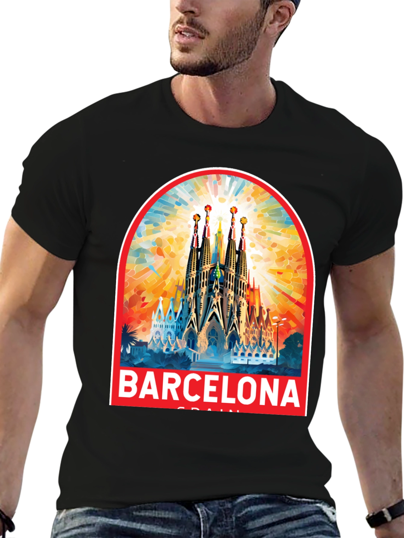 Barcelona Spain T-Shirt Souvenir Graphic Tee