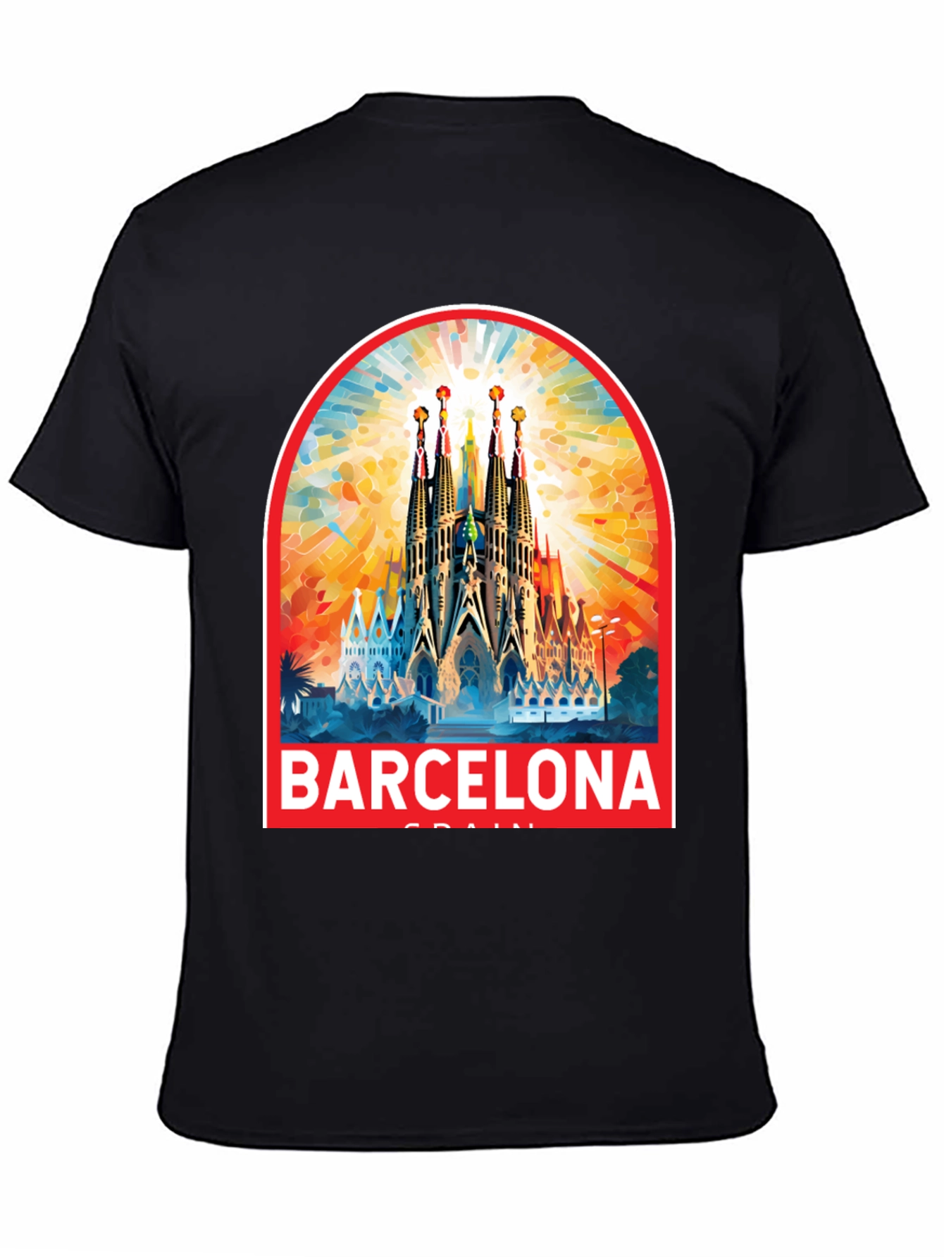 Barcelona Spain T-Shirt Souvenir Graphic Tee