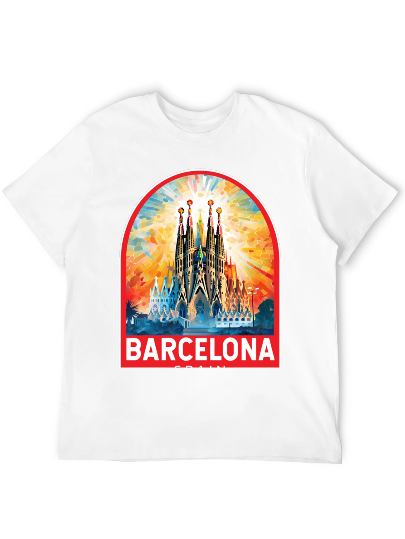 Barcelona Spain T-Shirt Souvenir Graphic Tee