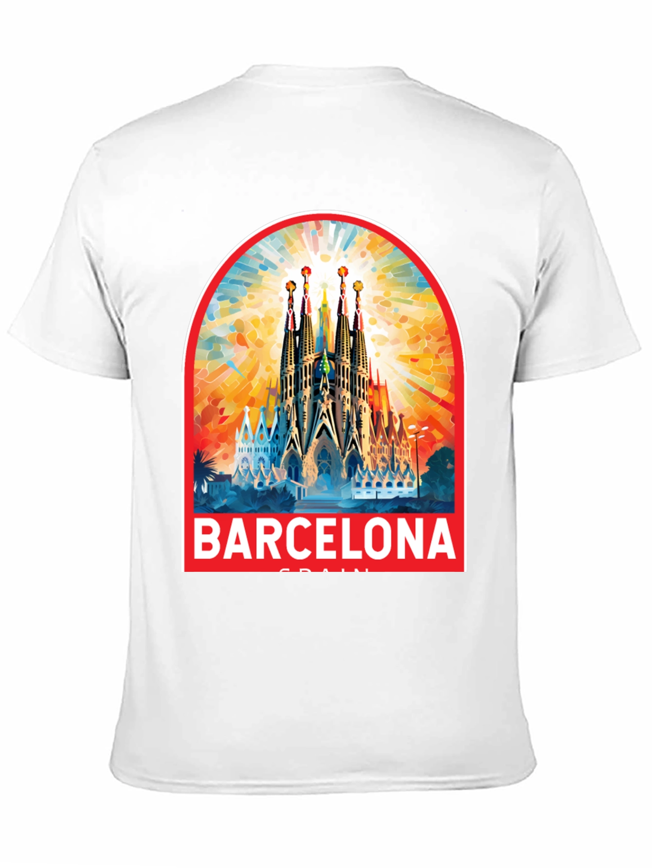 Barcelona Spain T-Shirt Souvenir Graphic Tee