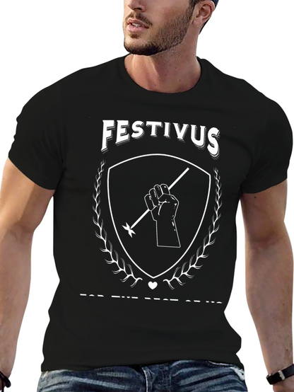 Festivus T-Shirt Black Novelty Holiday Tee