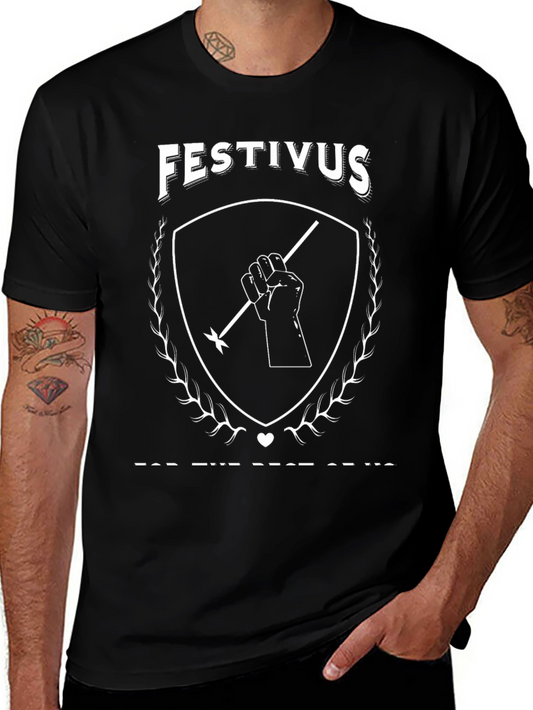 Festivus T-Shirt Black Novelty Holiday Tee