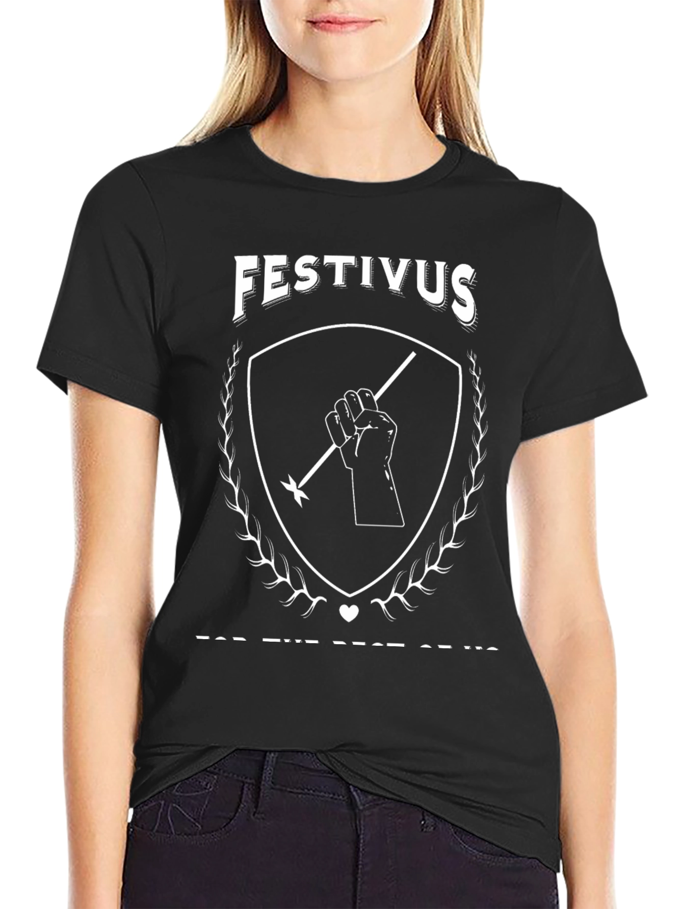 Festivus T-Shirt Black Novelty Holiday Tee