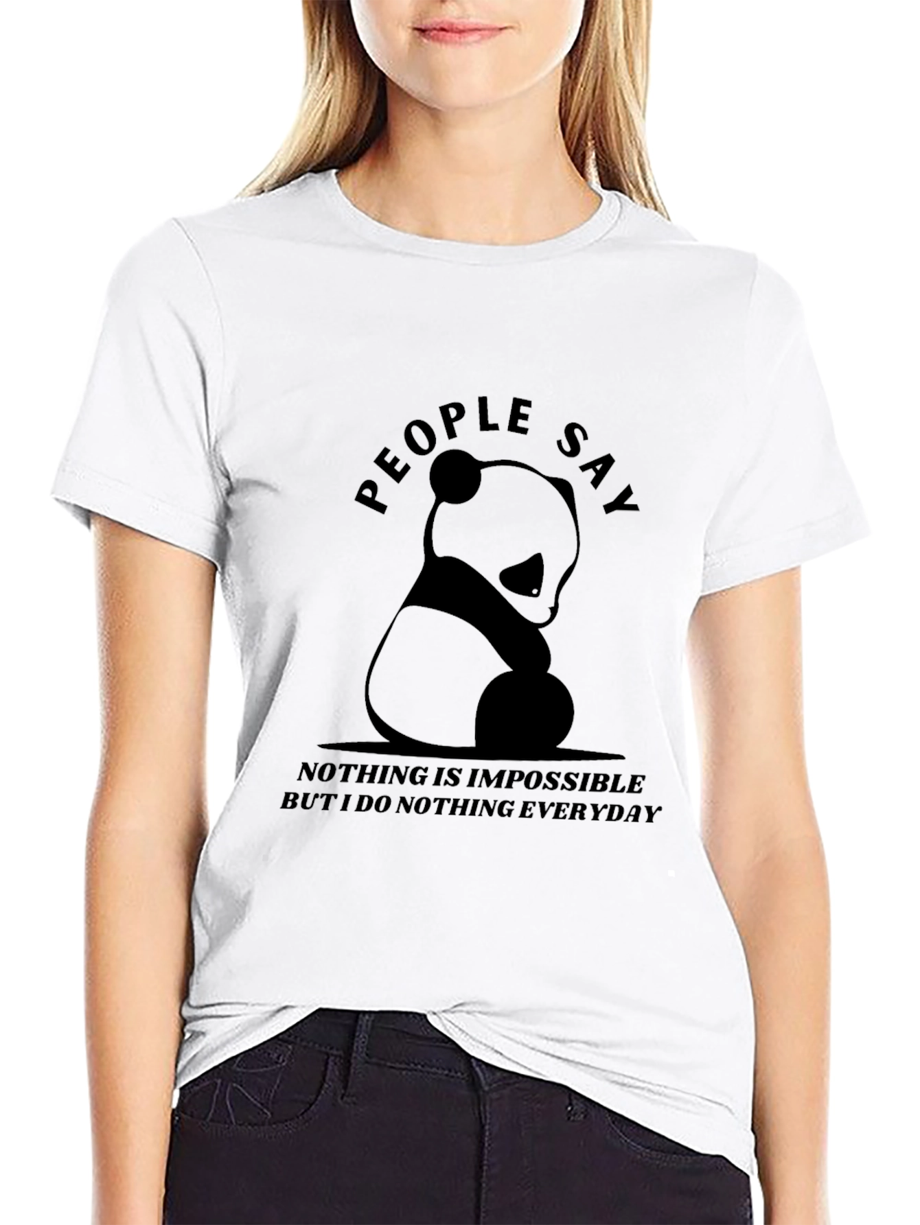 People Say Panda T-Shirt