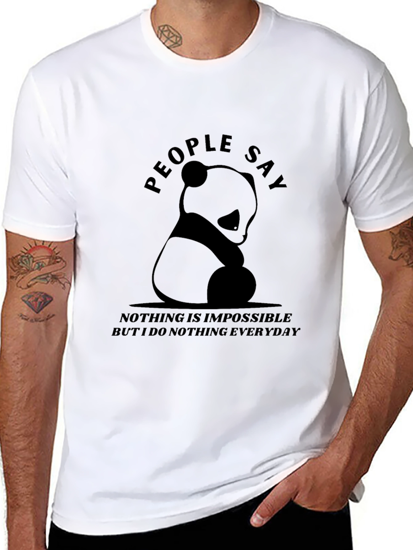People Say Panda T-Shirt