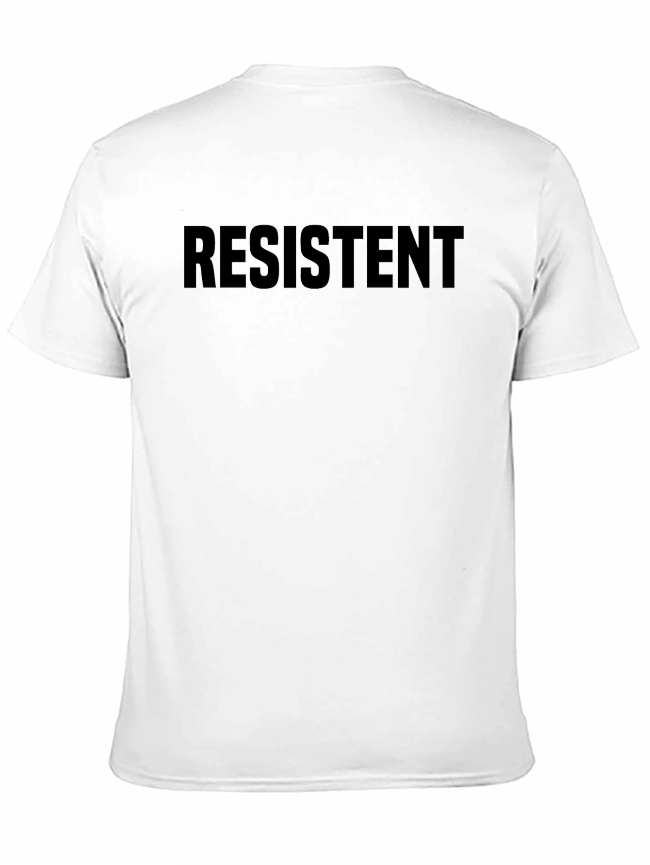 Resistent Black Crew Neck T-Shirt