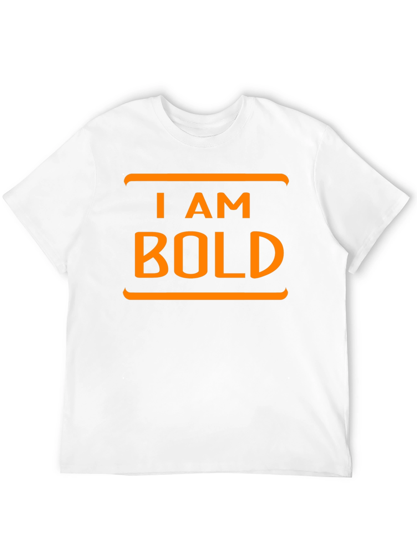 I AM BOLD Graphic Tee - Black Cotton T-Shirt