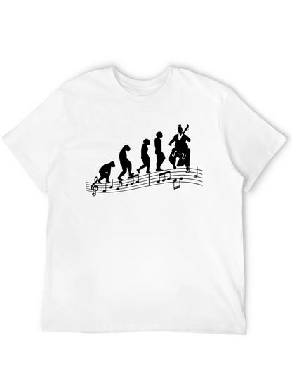 Musical Evolution Black T-Shirt
