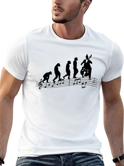 Musical Evolution Black T-Shirt