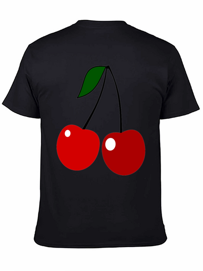 Cherry Graphic Tee - Classic Fruit Design