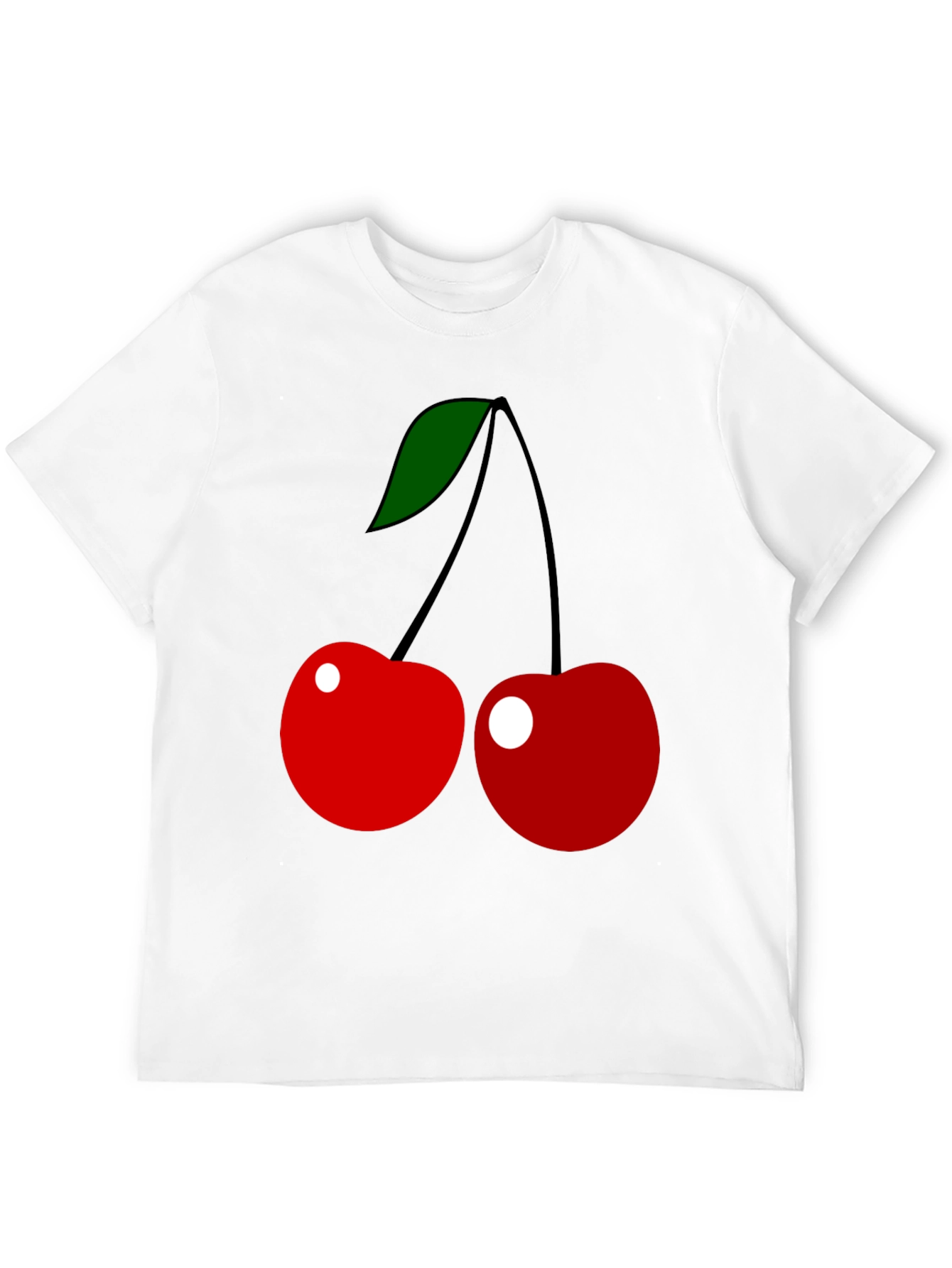 Cherry Graphic Tee - Classic Fruit Design