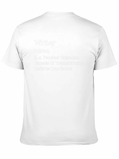 Writer Definition Black T-Shirt - Novelty Gift