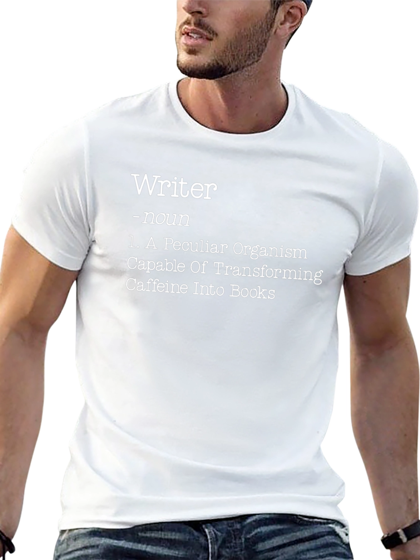 Writer Definition Black T-Shirt - Novelty Gift