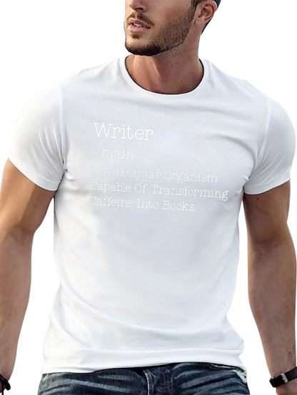 Writer Definition Black T-Shirt - Novelty Gift