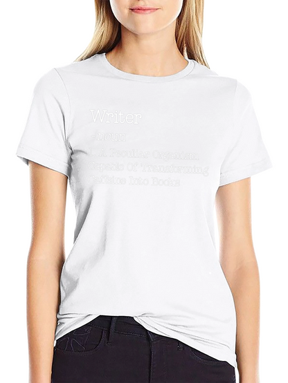 Writer Definition Black T-Shirt - Novelty Gift