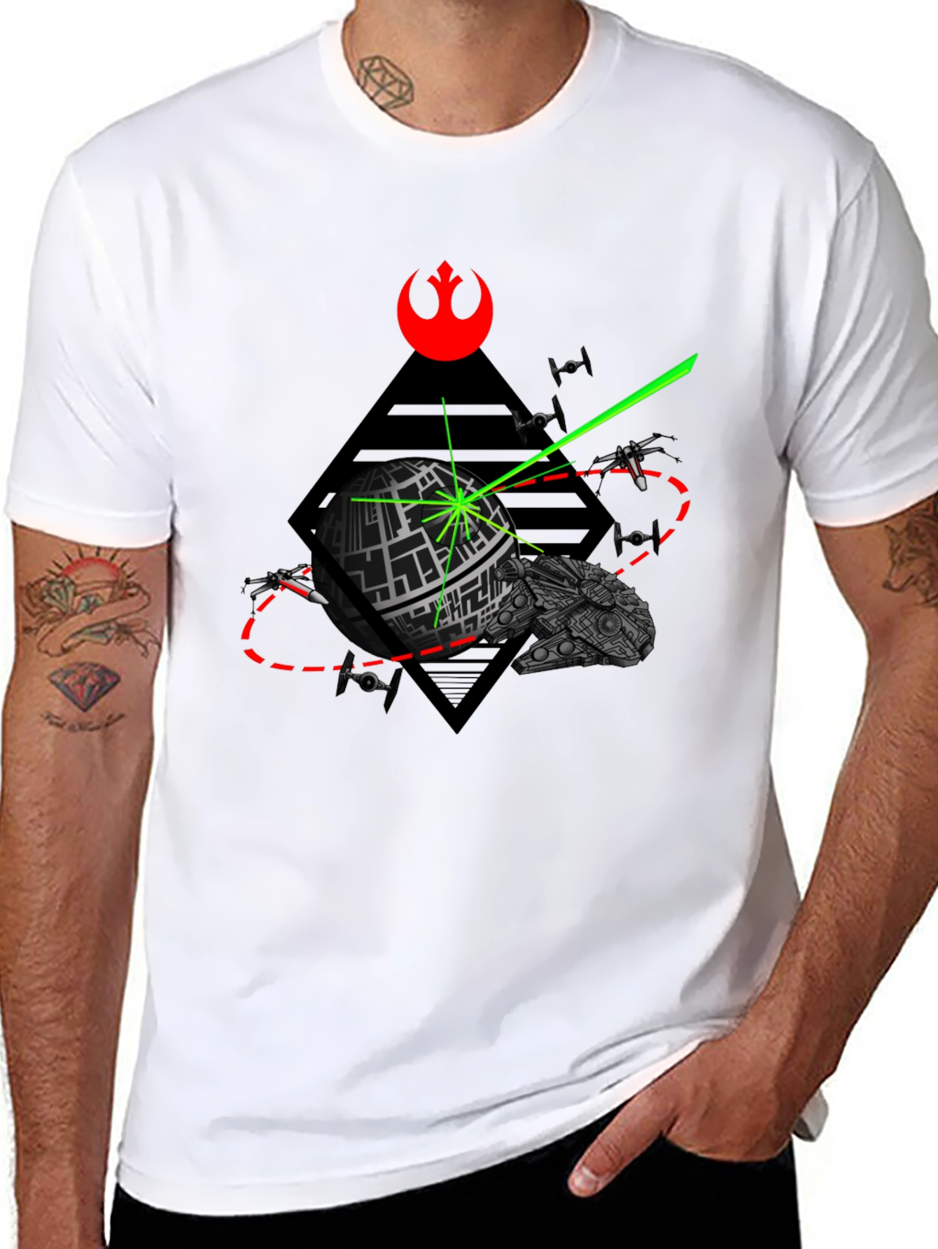 Star Wars Death Star Graphic T-Shirt