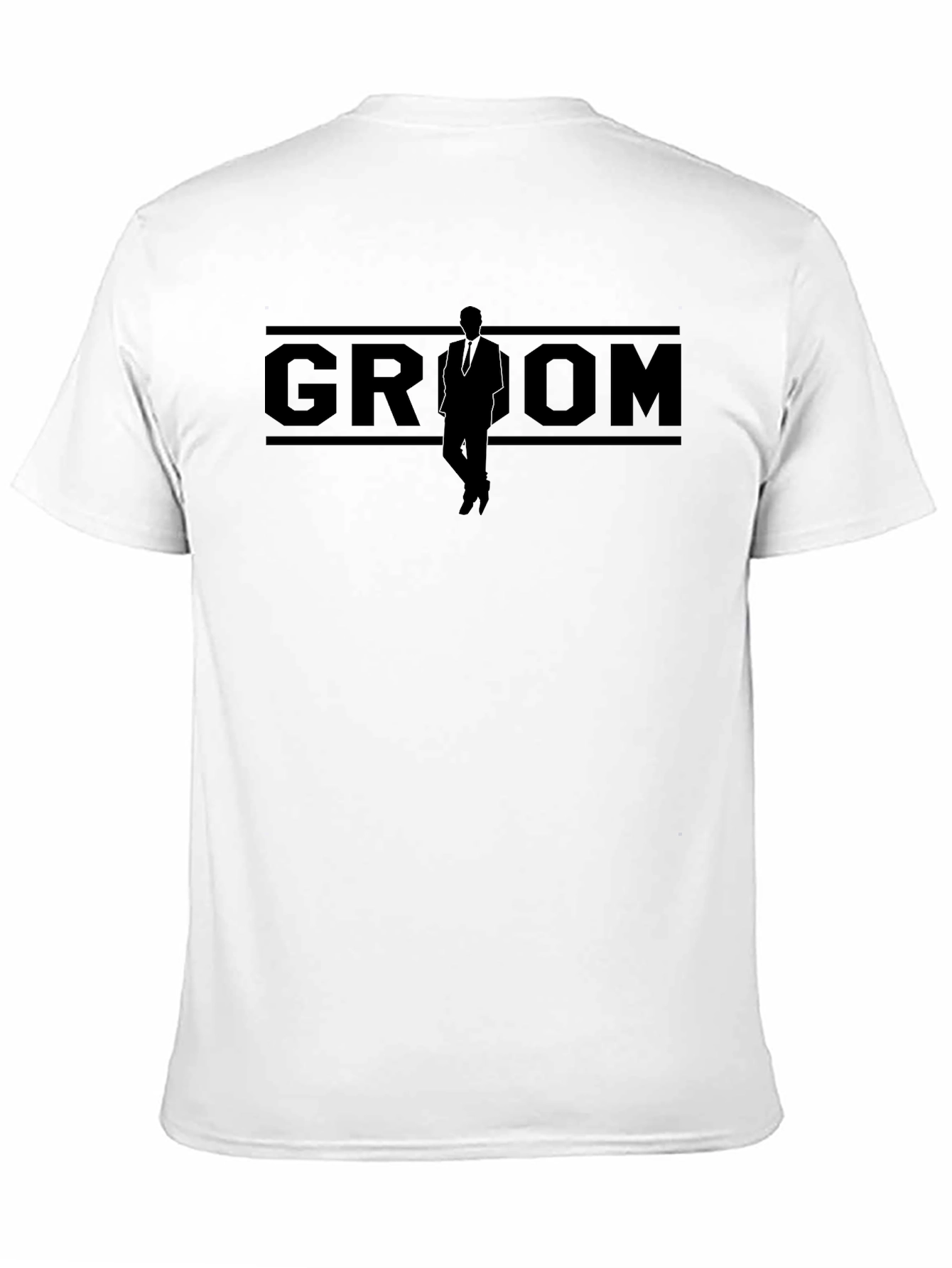Groom Silhouette Black T-Shirt
