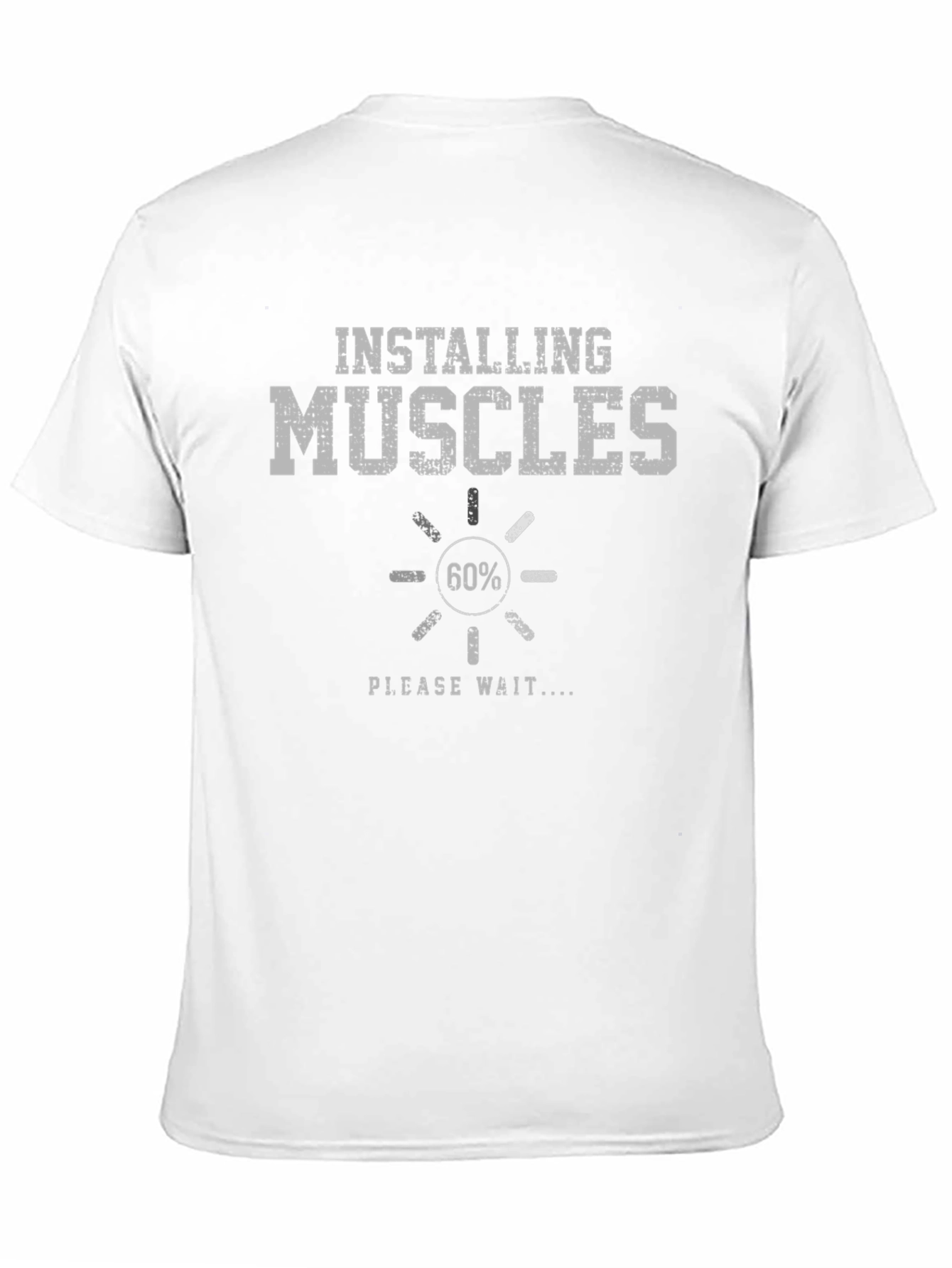 Installing Muscles T-Shirt - Funny Gym Workout Tee