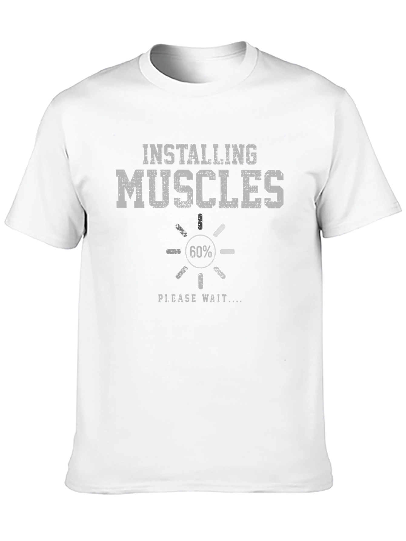 Installing Muscles T-Shirt - Funny Gym Workout Tee
