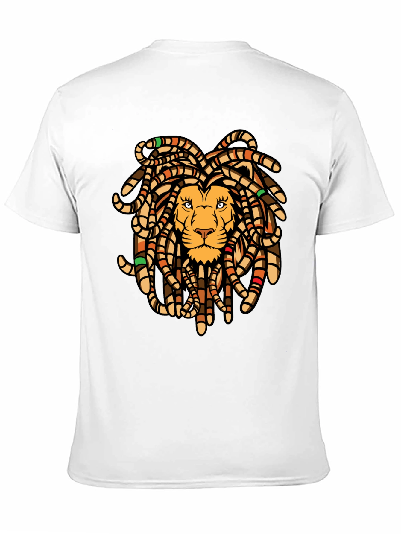 Lion Dreadlocks Graphic Tee - Black T-Shirt