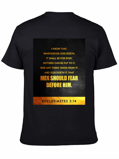 Ecclesiastes 3:14 Graphic T-Shirt - Bible Verse Tee