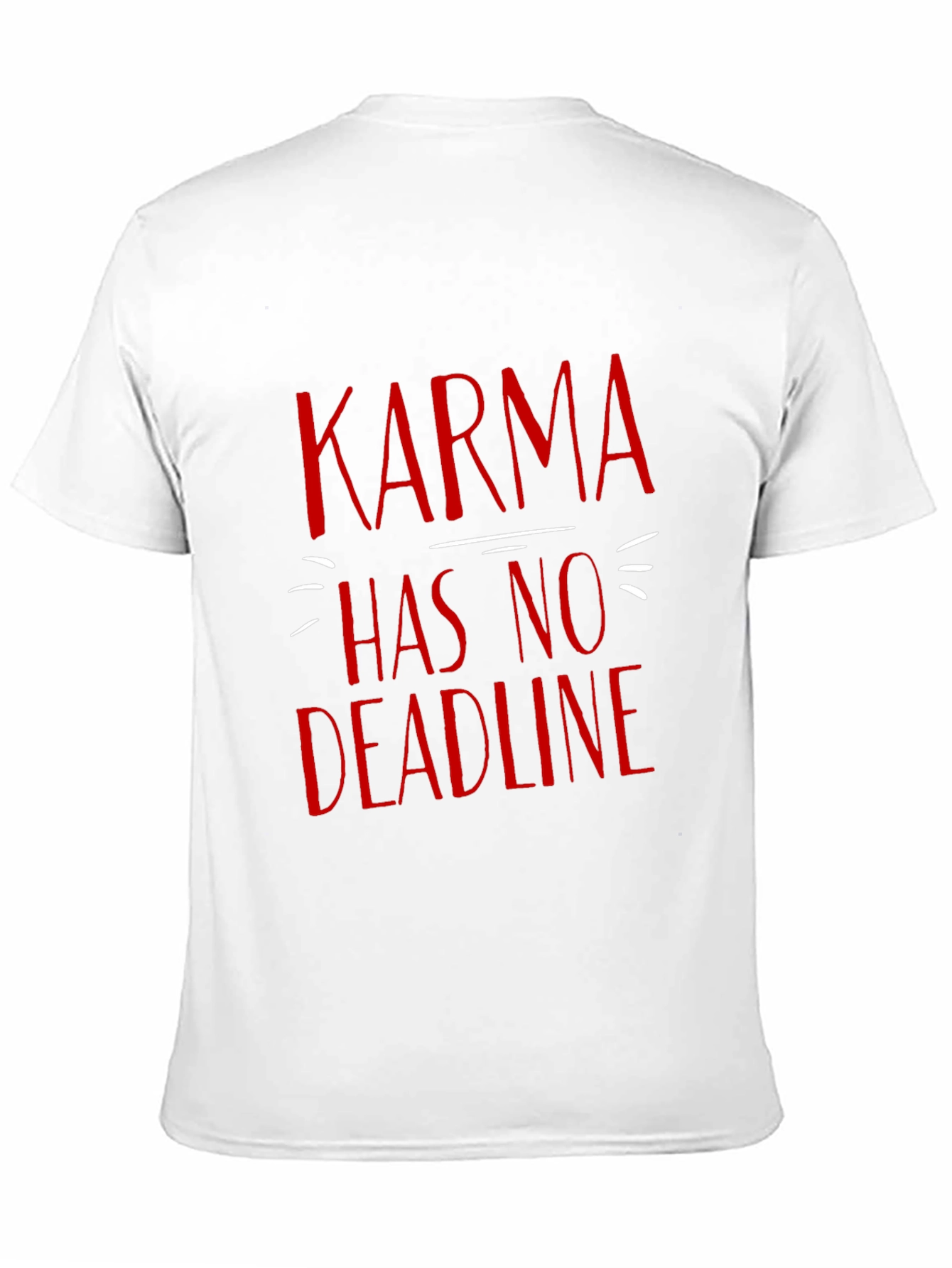 Karma Has No Deadline T-Shirt - Black Graphic Tee