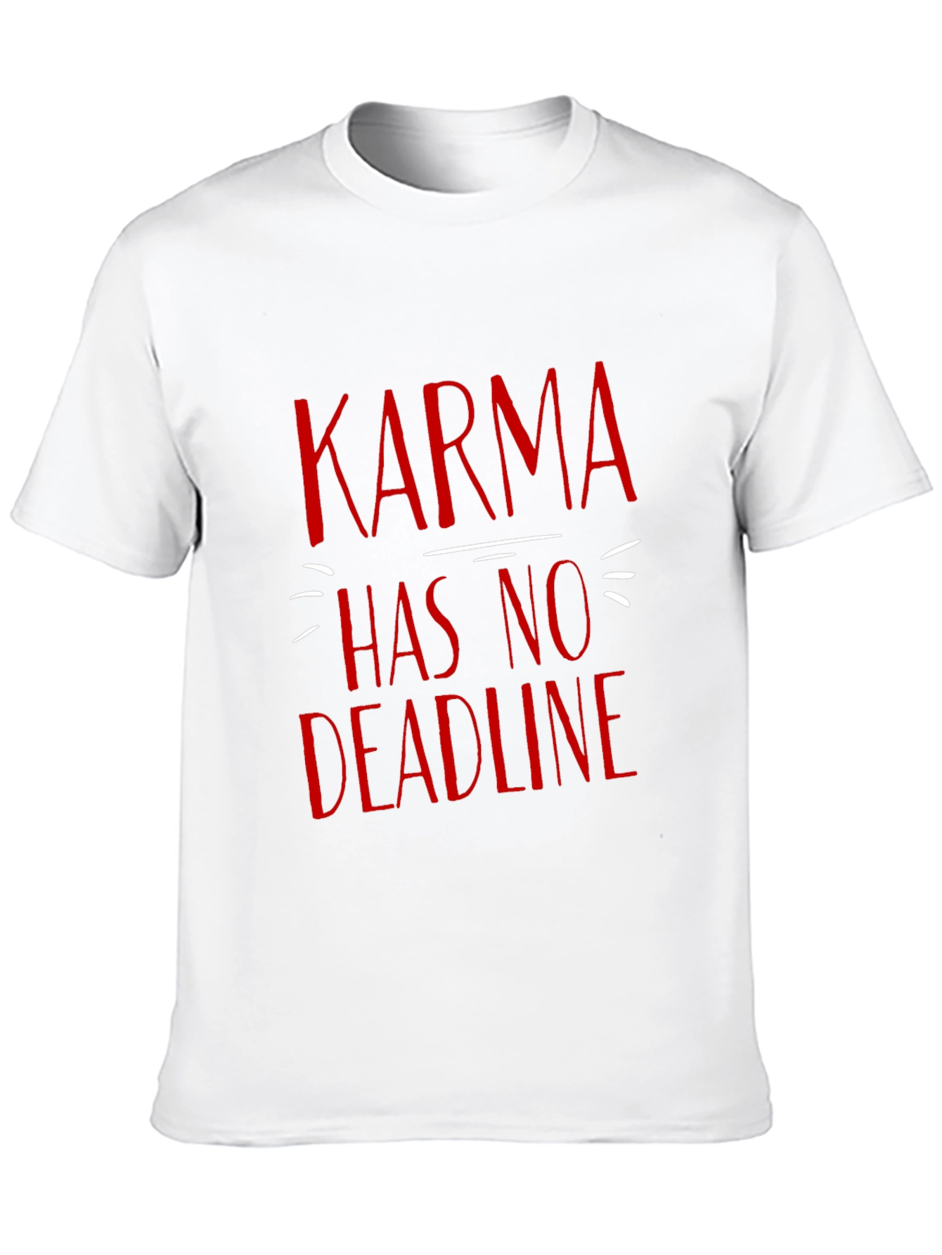 Karma Has No Deadline T-Shirt - Black Graphic Tee