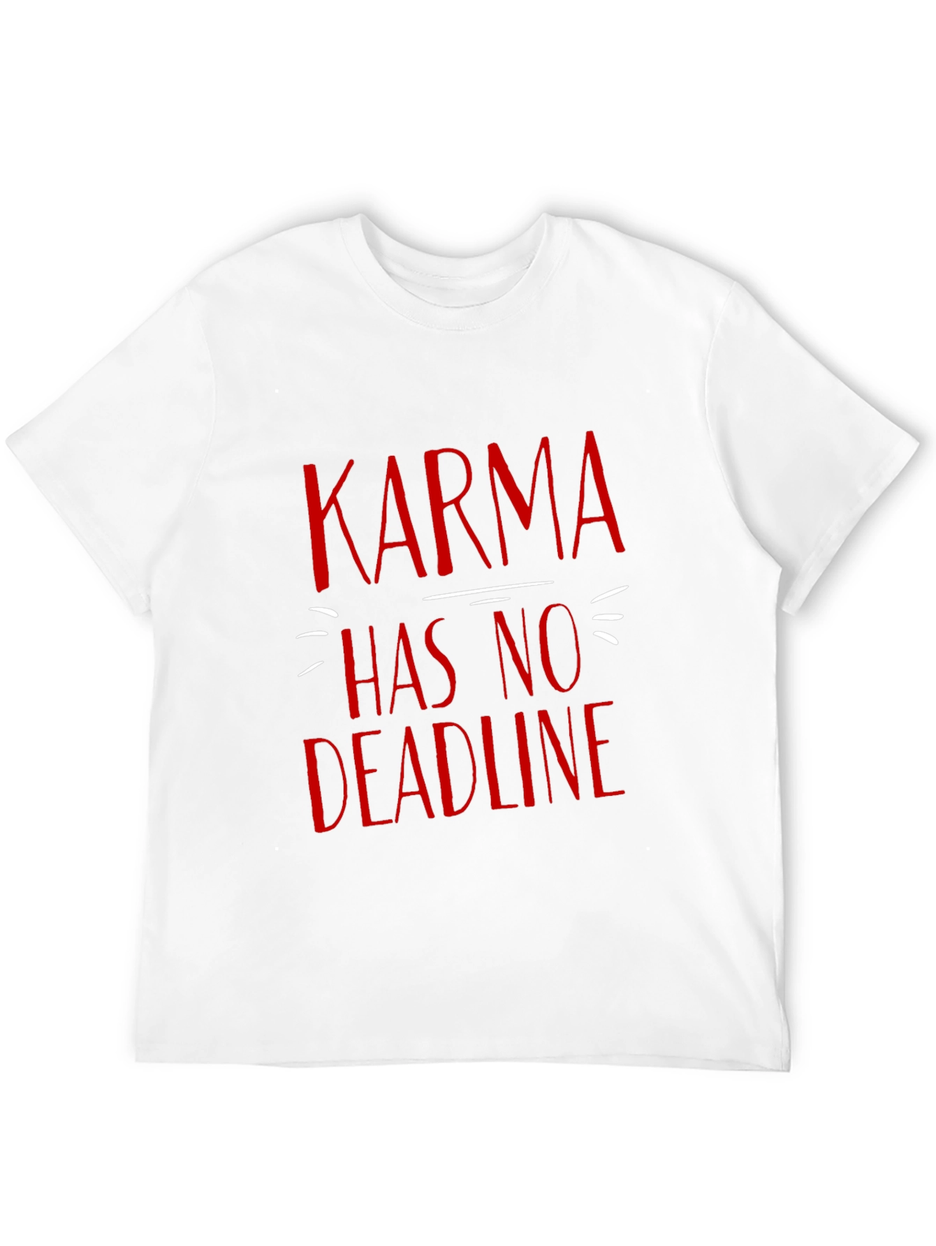 Karma Has No Deadline T-Shirt - Black Graphic Tee