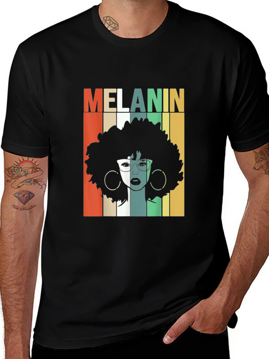 Melanin Retro Graphic Tee - Black History