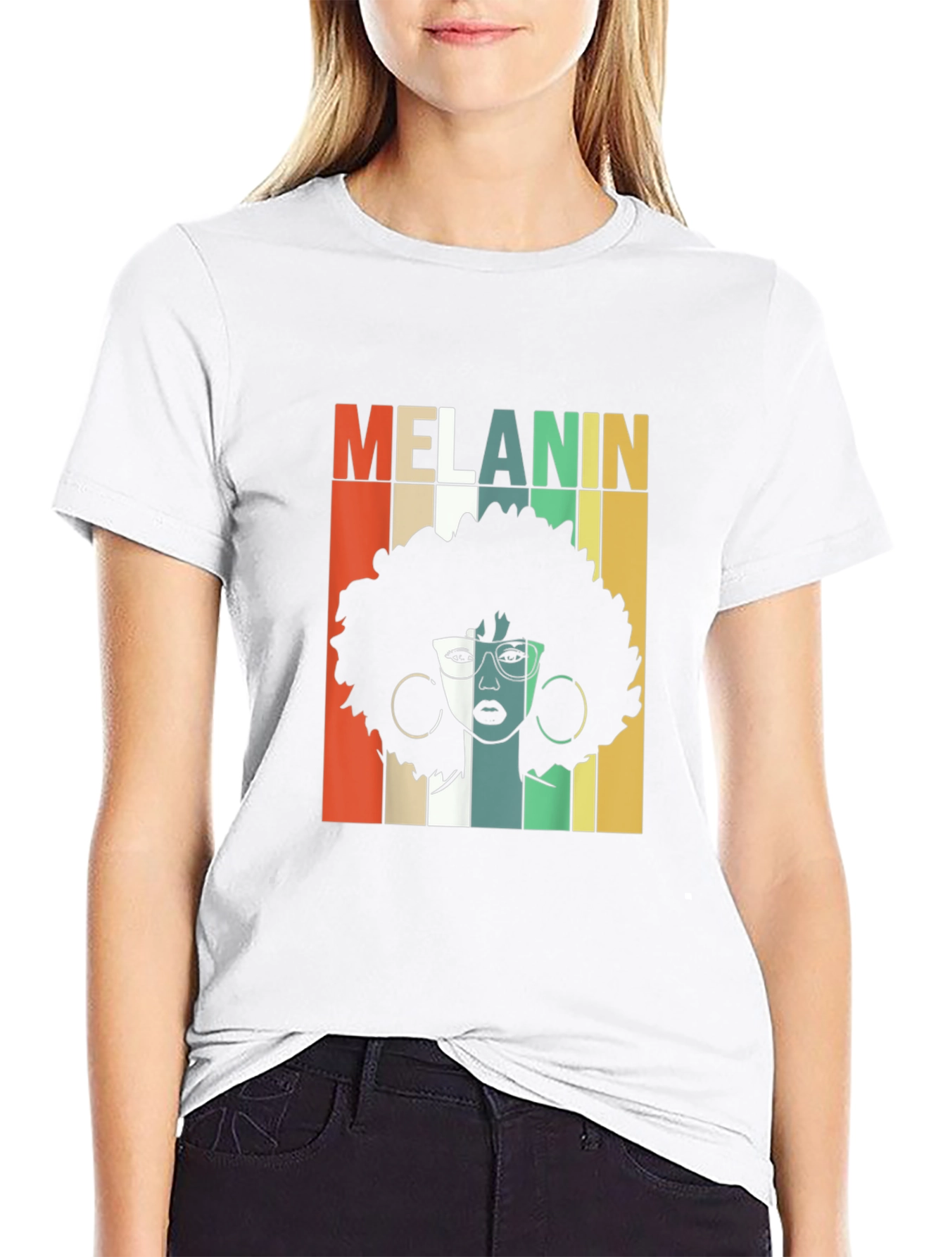 Melanin Retro Graphic Tee - Black History