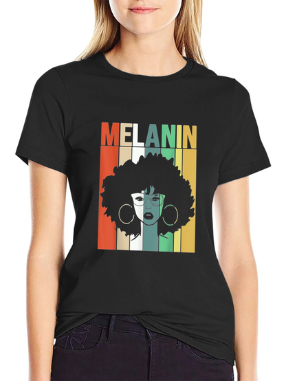 Melanin Retro Graphic Tee - Black History